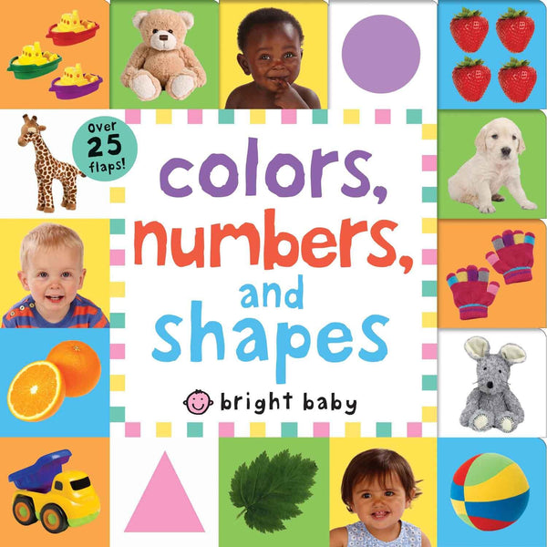 Lift-the-Flap Tab - Colors, Numbers, Shapes (Board Book) Priddy