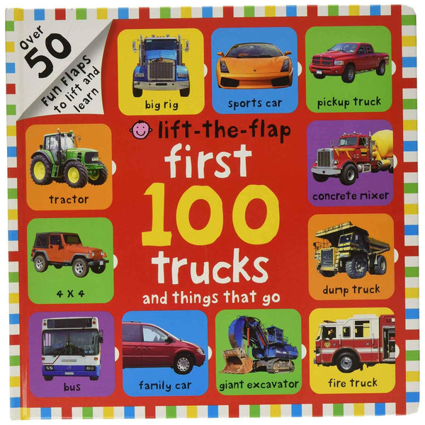 First 100 Lift-the-Flap - Trucks and Things That Go (Board Book) Priddy