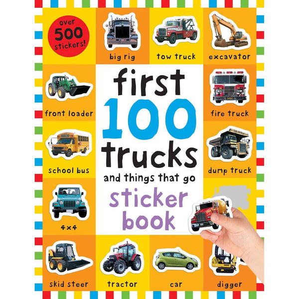 First 100 Stickers - Trucks and Things That Go (Paperback) Priddy