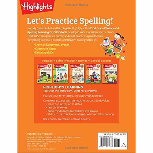 First Grade Phonics and Spelling (Highlights) PRHUS