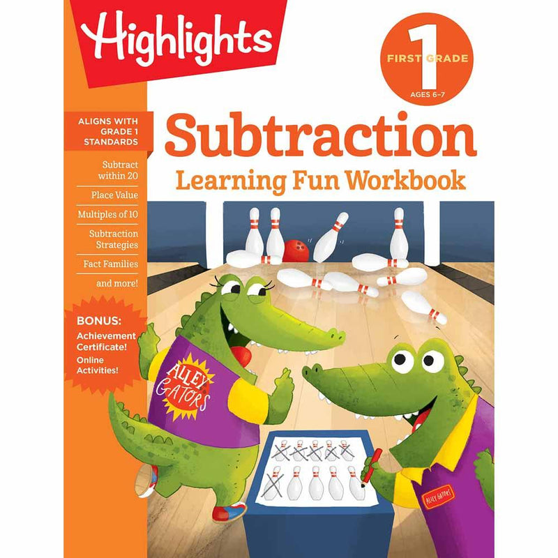 First Grade Subtraction (Highlights) PRHUS
