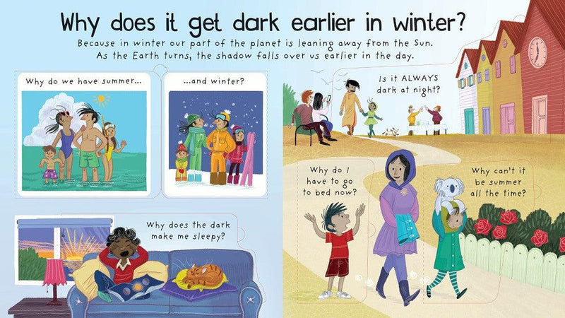 First Questions and Answers : Why is it dark at night?