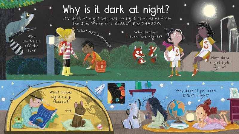 First Questions and Answers : Why is it dark at night?