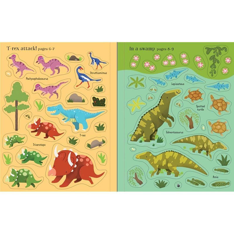 First Sticker Book Dinosaurs Usborne