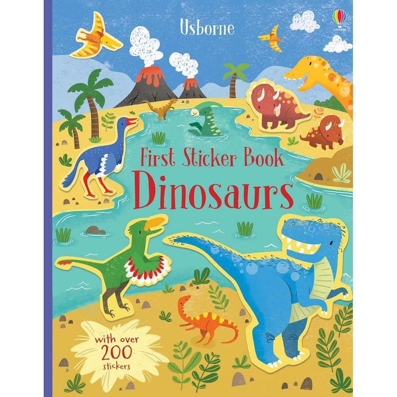 First Sticker Book Dinosaurs Usborne