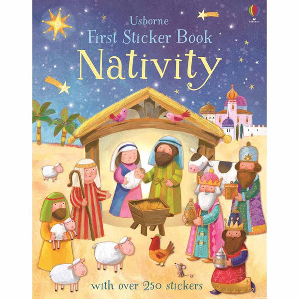 First Sticker Book Nativity Usborne