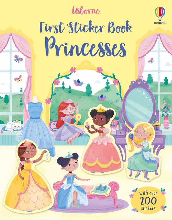 First Sticker Book Princesses Usborne