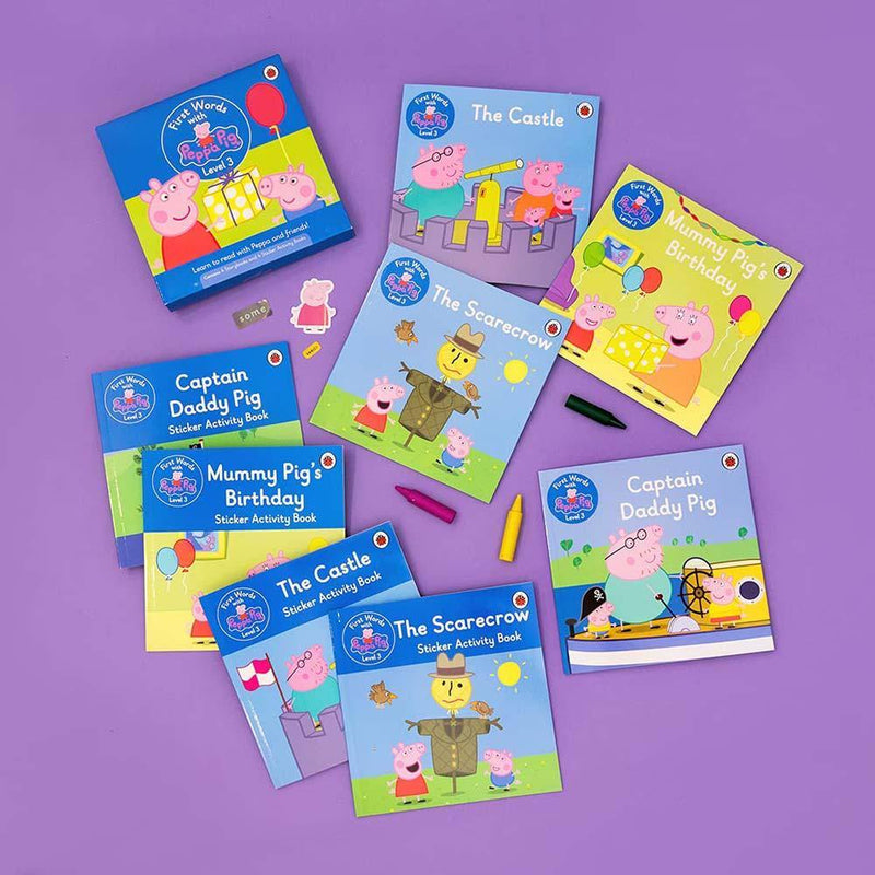 First Words with Peppa Level 3 Box Set (8 Books) Penguin UK