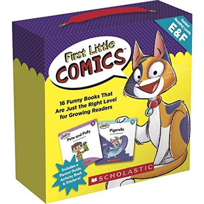 First Little Comics Guided Reading Lv E & F (16 book + 1 CD) Scholastic
