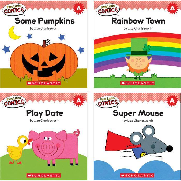 First Little Comics Guided Reading Lv A & B (20 book) Scholastic