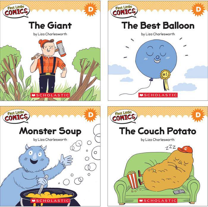 First Little Comics Guided Reading Lv C & D (20 book + 1 CD) Scholastic