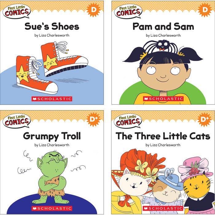 First Little Comics Guided Reading Lv C & D (20 book + 1 CD) Scholastic