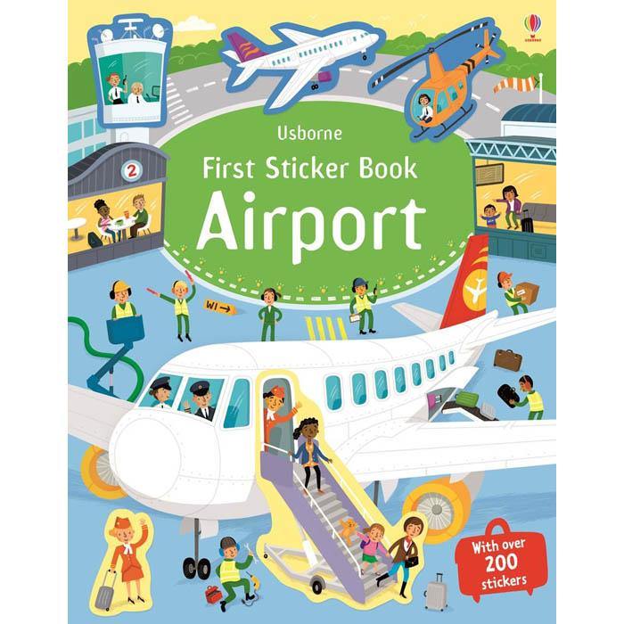 First Sticker Book Airport Usborne