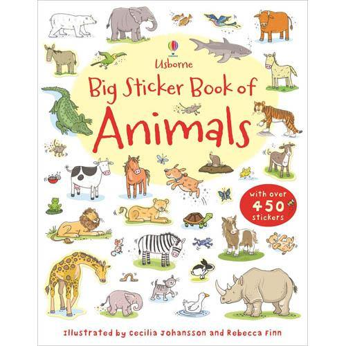 Big Sticker Book of Animals Usborne