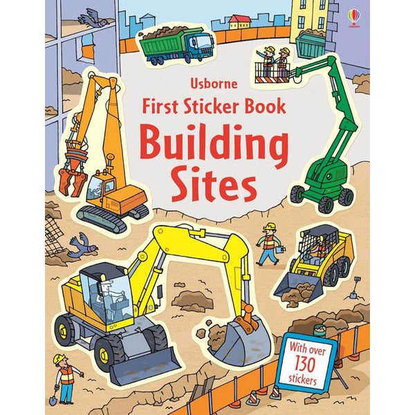 First Sticker Book Building Sites Usborne