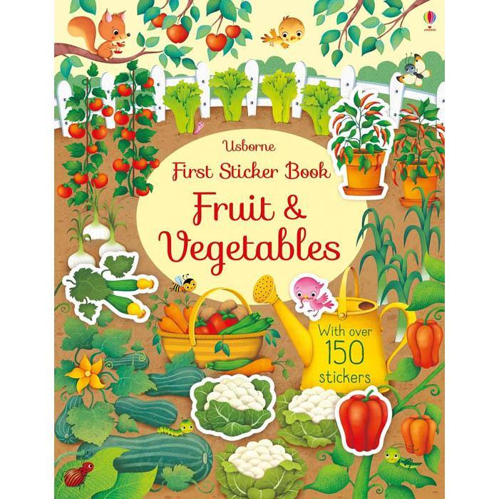 First Sticker Book Fruit and Vegetables Usborne