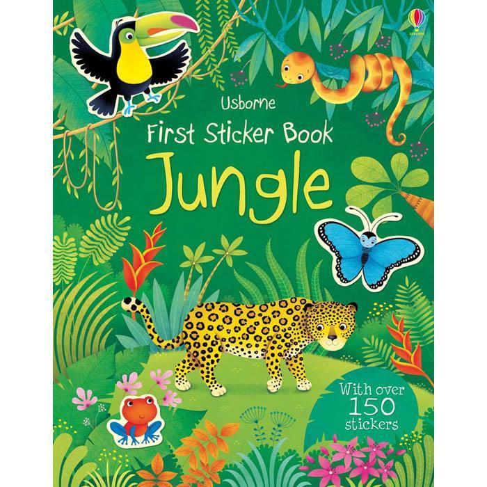 First Sticker Book Jungle Usborne