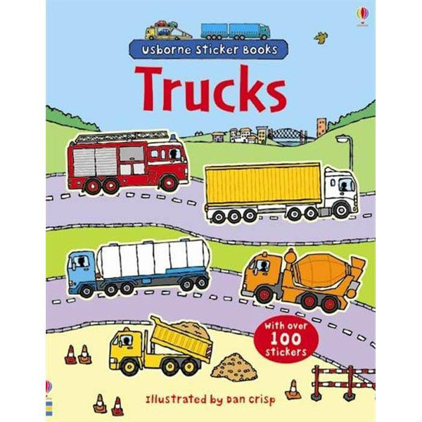 First Sticker Book Trucks Usborne