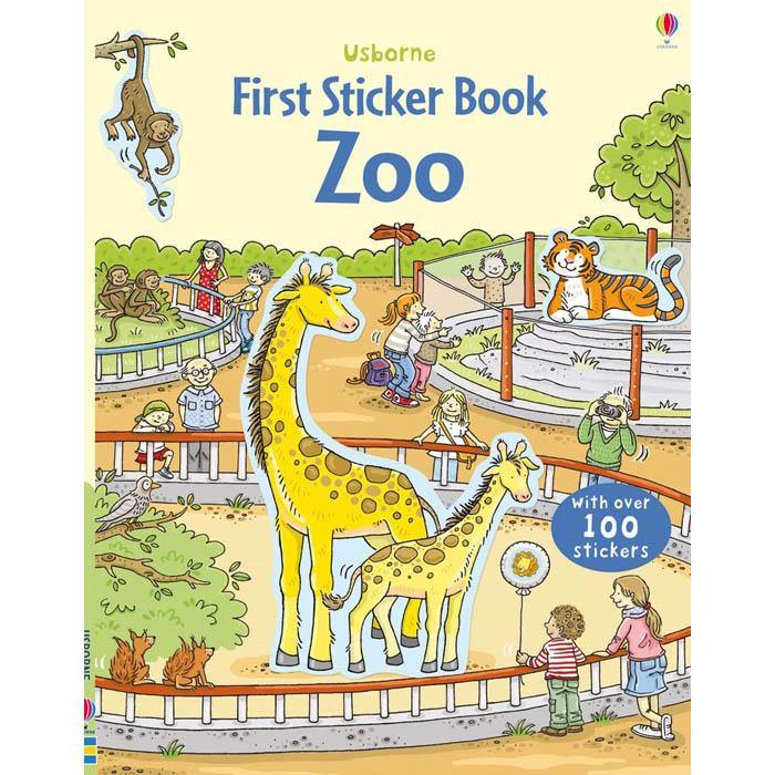 First Sticker Book Zoo Usborne