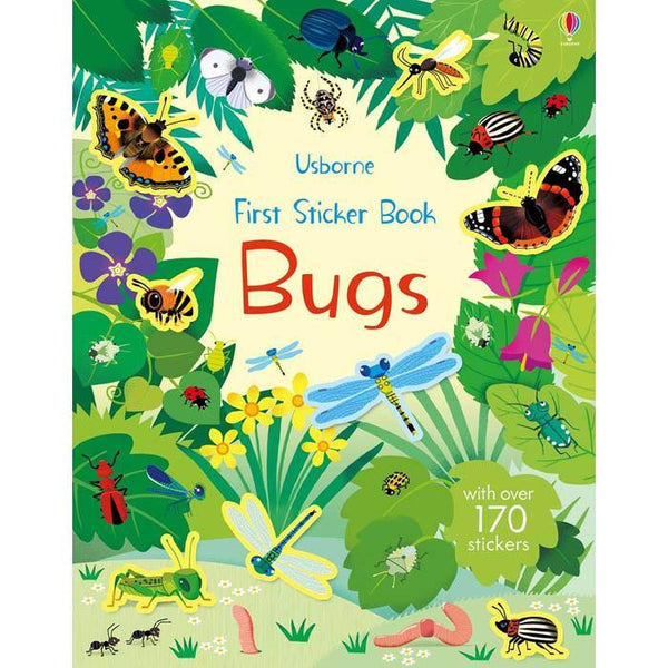 First sticker book bugs Usborne
