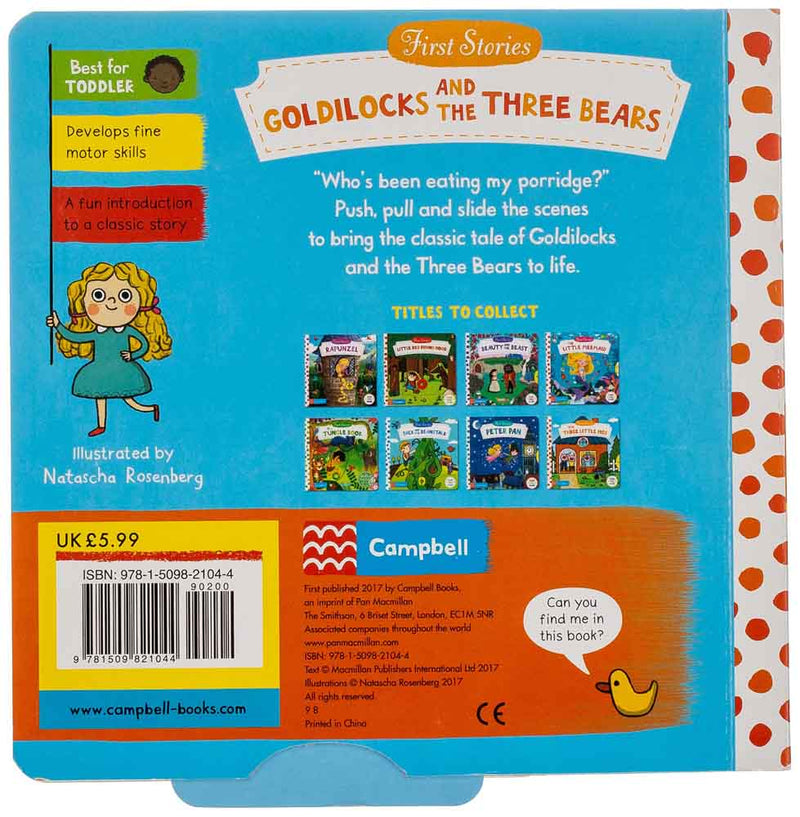 First Stories - Goldilocks and the Three Bears - 買書書 BuyBookBook