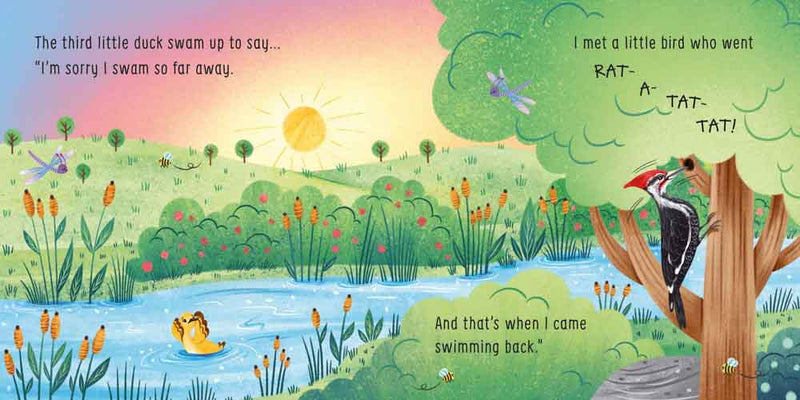 Little Board Book: Five little ducks went swimming one day - 買書書 BuyBookBook
