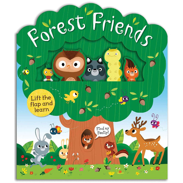 Forest Friends (A lift-and-learn book) (Board Book) Priddy