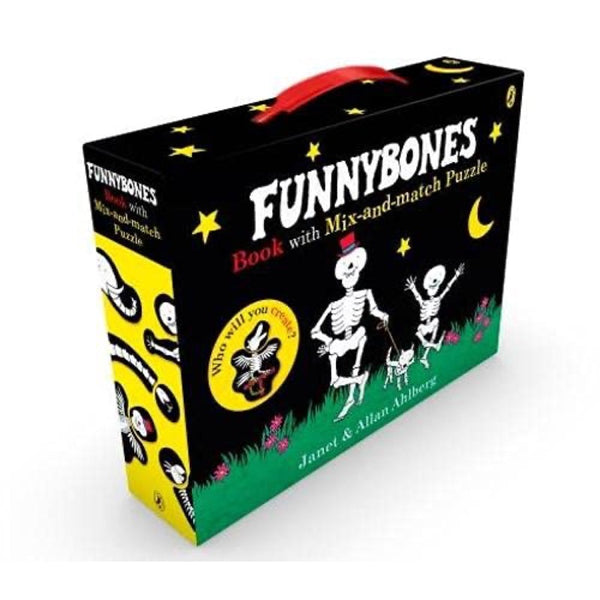 Funnybones book with mix-and-match puzzle - 買書書 BuyBookBook
