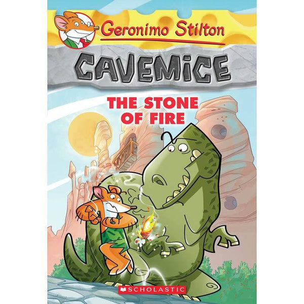Geronimo Stilton Cavemice #01 The Stone of Fire Scholastic