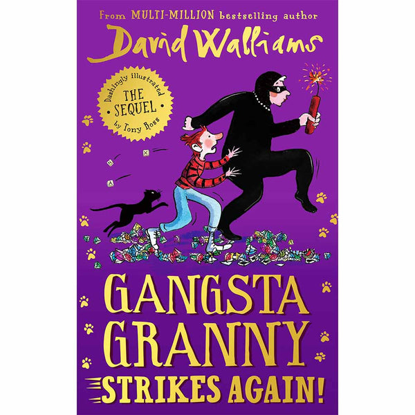 Gangsta Granny #2 Strikes Again! (Paperback)(David Walliams)(Tony Ross)-Fiction: 幽默搞笑 Humorous-買書書 BuyBookBook