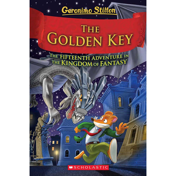Geronimo Stilton Kingdom of Fantasy #15 The Golden Key - 買書書 BuyBookBook