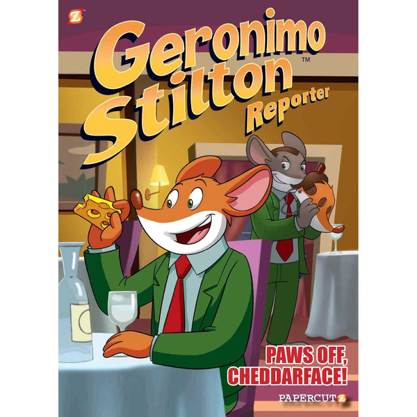 Geronimo Stilton Reporter #06 Paws Off, Cheddarface! (Graphic Novel) (Hardcover) Macmillan US