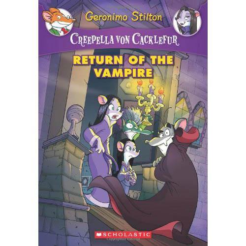 Geronimo Stilton Creepella Von Cacklefur #04 Return of the Vampire Scholastic