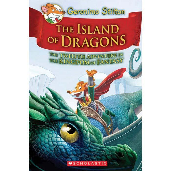 Geronimo Stilton Kingdom of Fantasy #12 Island of Dragons Scholastic
