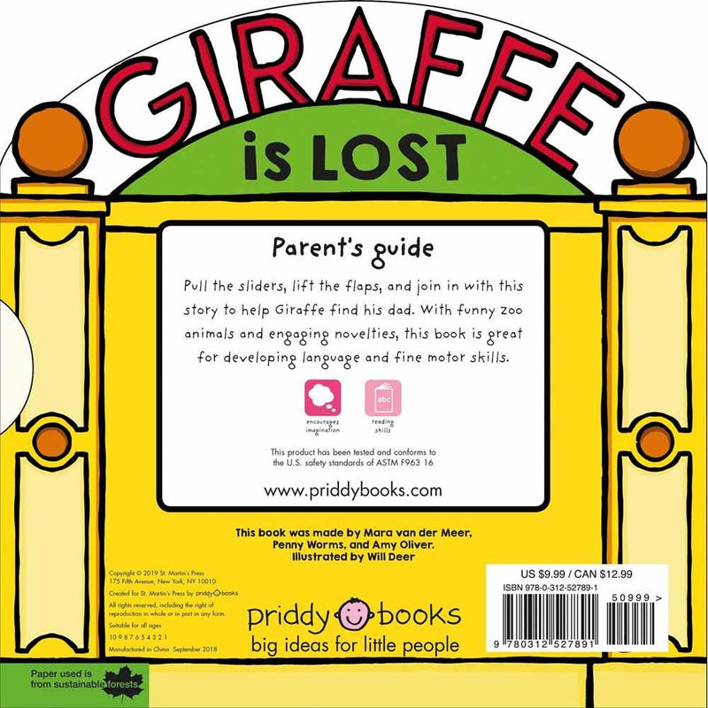 Giraffe is Lost (Board Book) Priddy