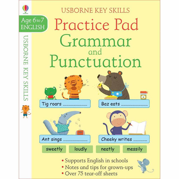 Grammar & Punctuation Practice Pad 6-7 Usborne