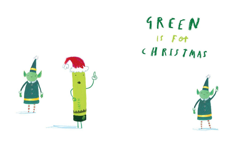 Green is for Christmas (Hardback) (Drew Daywalt) (Oliver Jeffers) Harpercollins (UK)