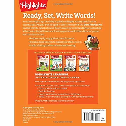 Handwriting - Word Practice (Highlights) PRHUS