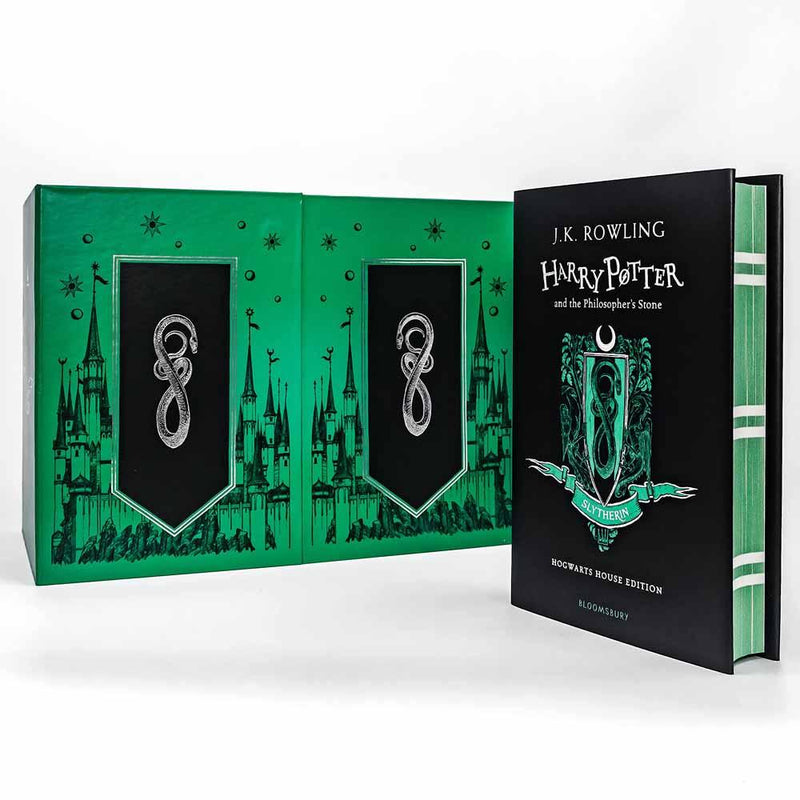 Harry Potter Slytherin House Editions Boxset (7 Books) (J.K. Rowling) - 買書書 BuyBookBook