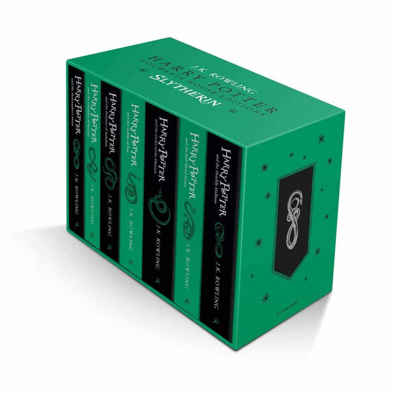 Harry Potter Slytherin House Editions Boxset (7 Books) (Paperback) (J.K. Rowling) Bloomsbury