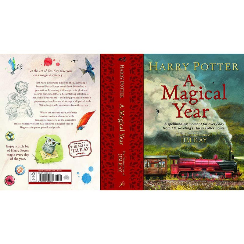 Illustrations　Jim　A　最抵價:　–　Magical　of　Year　Potter　Rowling)　Kay　(Hardback)　The　正版Harry　買書書BuyBookBook