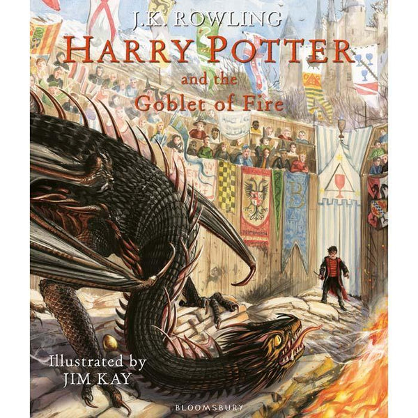 Harry Potter (正版) (#4) and the Goblet of Fire Illustrated Edition (Hardback) (J.K. Rowling) Bloomsbury