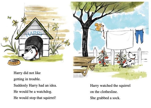 ICR: Harry's Squirrel Trouble (I Can Read! L1)-Fiction: 橋樑章節 Early Readers-買書書 BuyBookBook