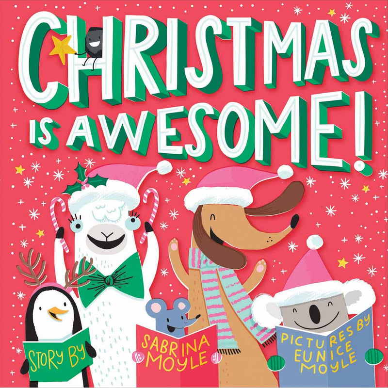 Hello!Lucky Book, A - Christmas Is Awesome! (Board Book) - 買書書 BuyBookBook