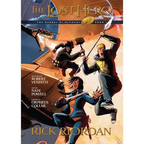 Heroes of Olympus #1 The Lost Hero (Graphic Novel) (Rick Riordan) Hachette US