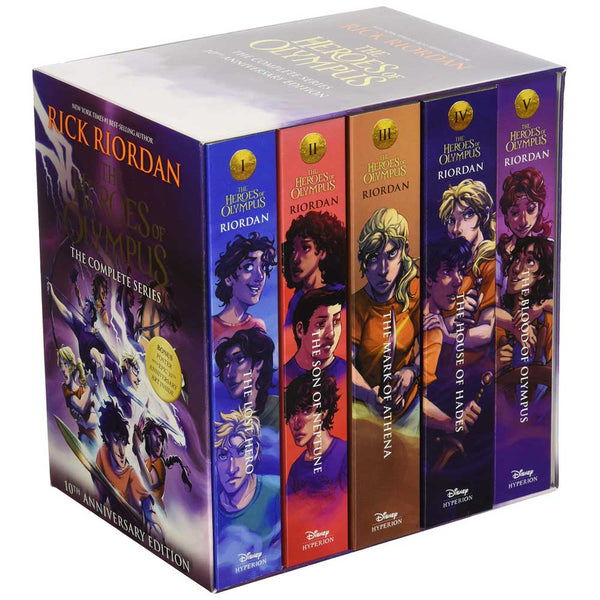 Heroes of Olympus (正版) Collection (5 Books) (10th Anniversary Edition) (Rick Riordan)-Fiction: 神話傳說 Myth and Legend-買書書 BuyBookBook