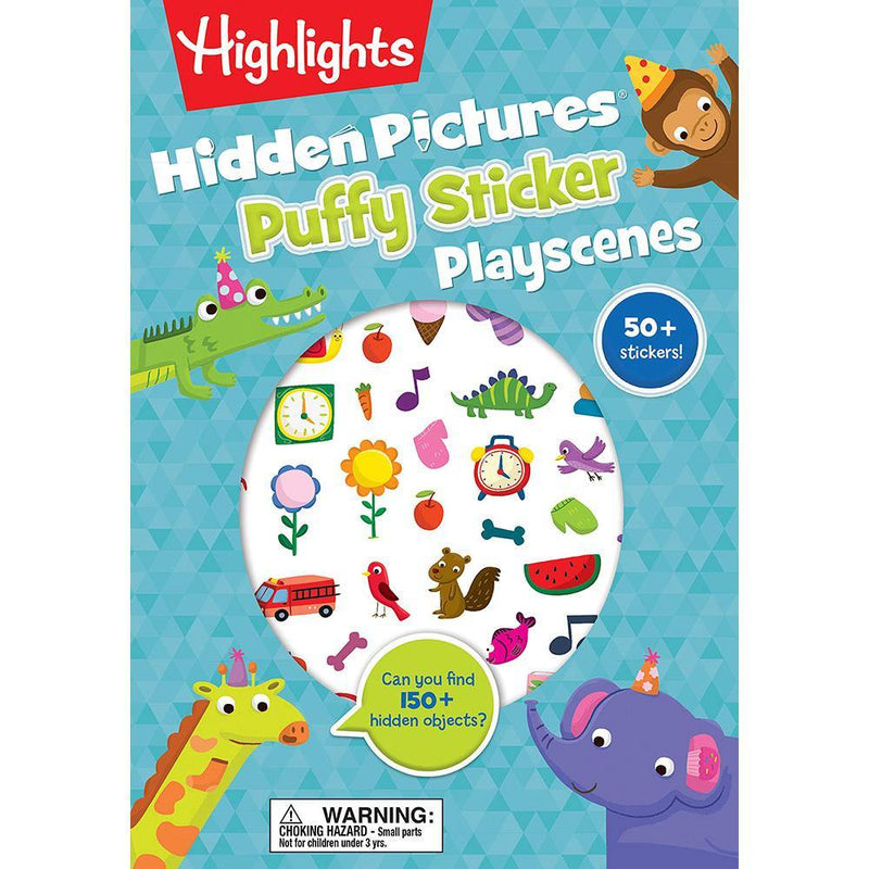 Hidden Pictures Puffy Sticker Playscenes (Highlights) PRHUS