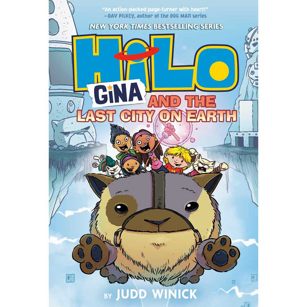 Hilo #09 Gina and the Last City on Earth (Hardback)-Fiction: 歷險科幻 Adventure & Science Fiction-買書書 BuyBookBook