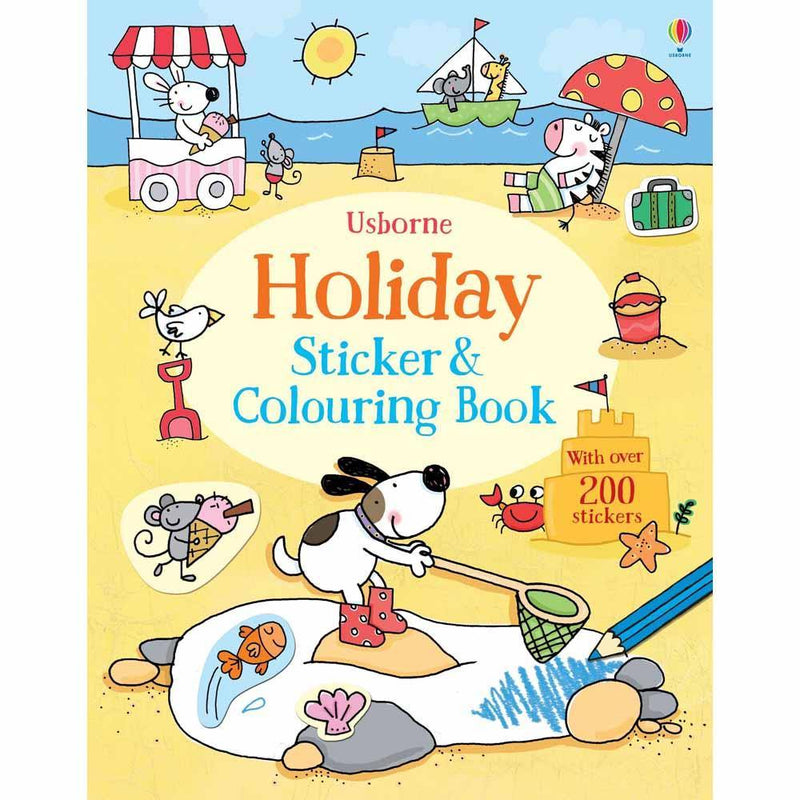 Holiday Sticker and Colouring Book Usborne