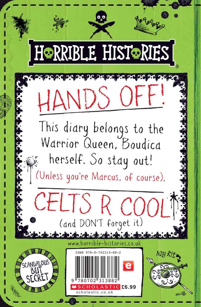 Horrible Histories- Queen Boudica's Secret Diary - 買書書 BuyBookBook